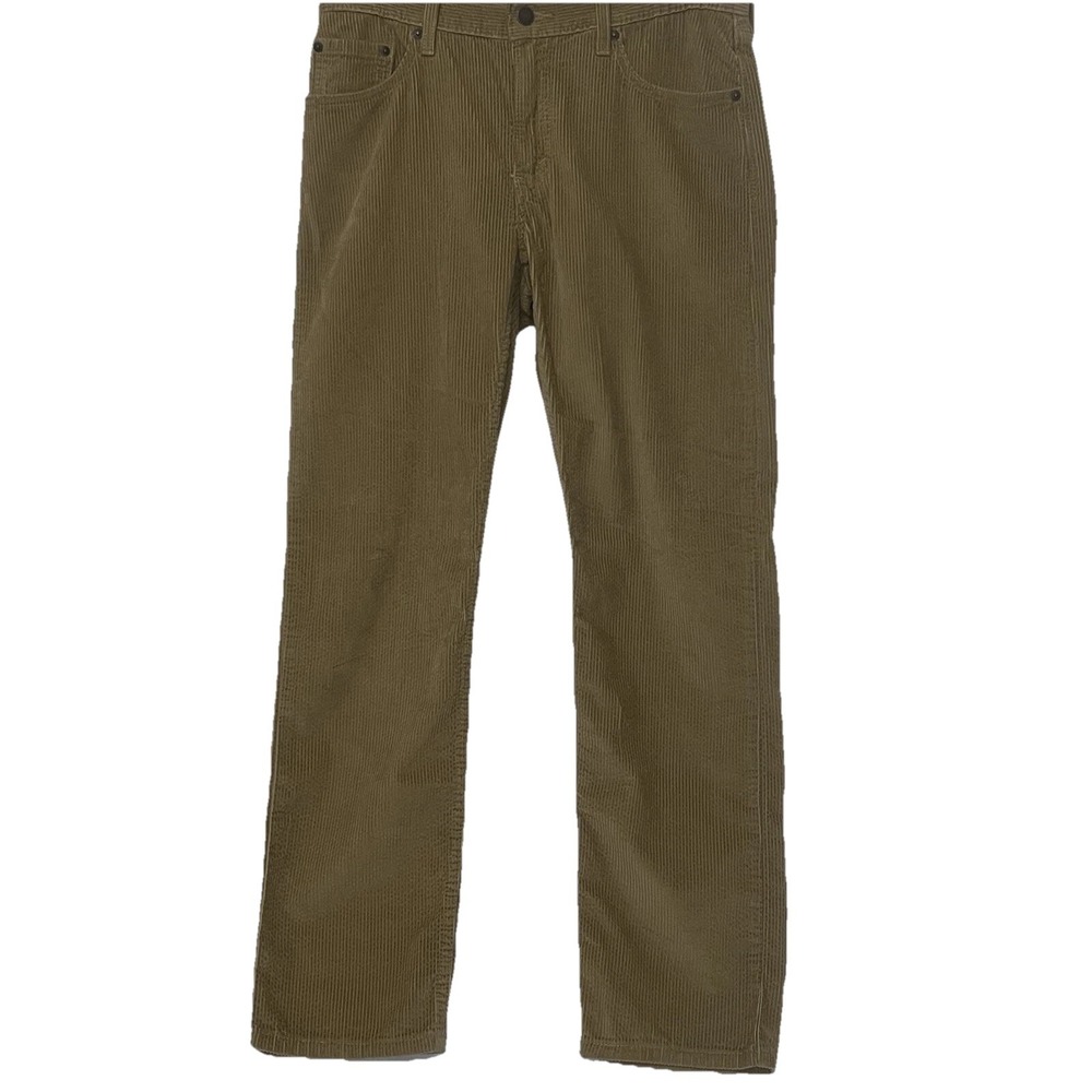 Levis Strauss Corduroy Pants Straight Leg Golden Brown Women Size 28x30